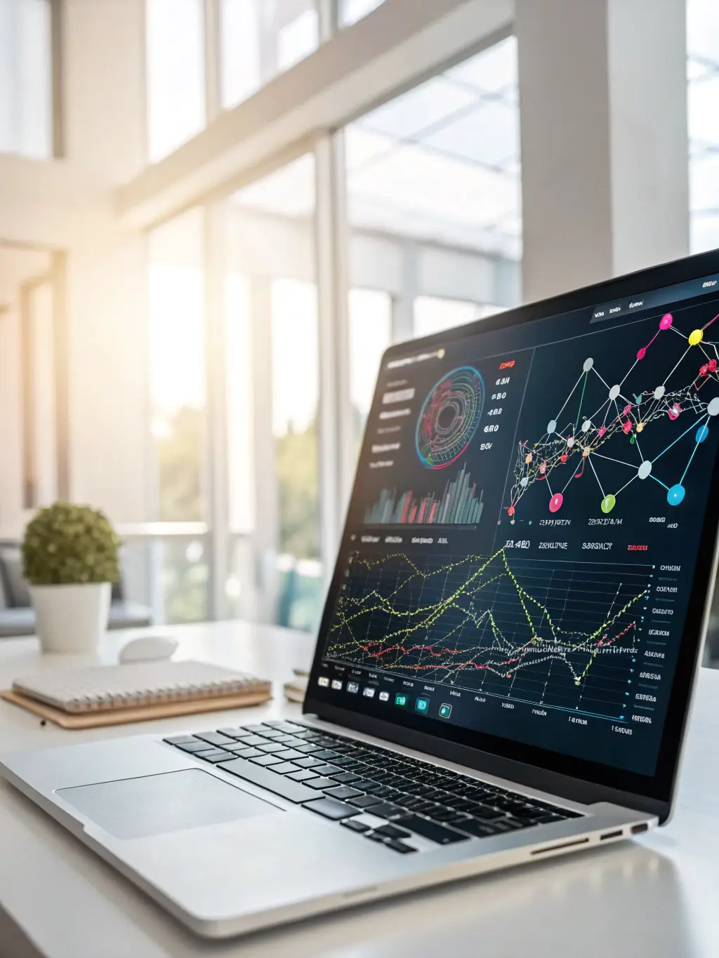 A visual representation of custom AI algorithms optimizing restaurant operations on a digital interface.